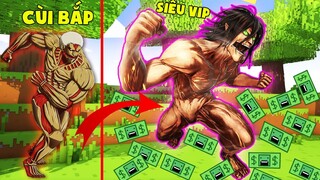 MINI GAME : CUỘC THI SỞ HỮU TITAN VIP ** THỬ THÁCH NOOB CÓ SỨC MẠNH TITAN VIP NHẤT TRONG MINECRAFT ?