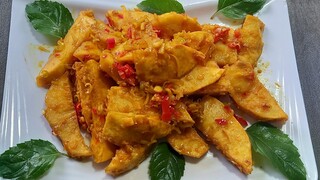 món chay.sakê sào sả ớt tuy đơn giản .nhưng rất hao cơm