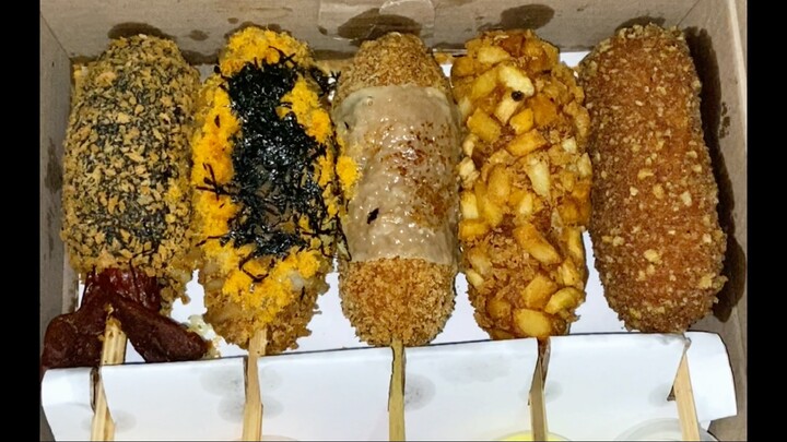 Must try korean corndogs!