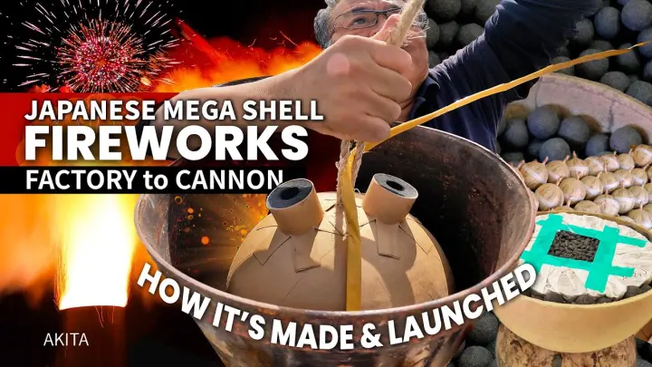 How Japanese Fireworks are Made & Launched â˜… ONLY in JAPAN