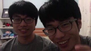 He used twins to teleport to prank the delivery boy, and he actually believed it if he fell from the