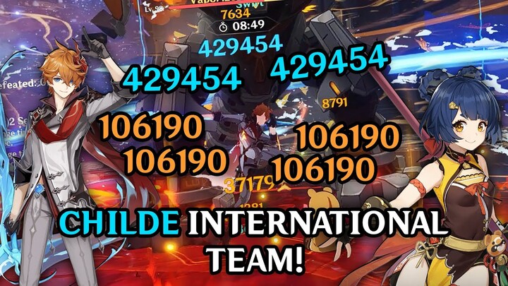 CHILDE & XIANGLING: "NO ONE CAN STOP US!!" | CHILDE INTERNATIONAL TEAM! - Genshin Impact