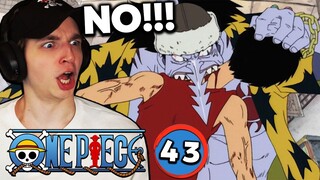 THE FALL OF ARLONG PARK... | ONE PIECE REACTION Episode 43