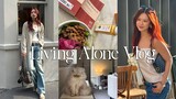 vlog | everyday life living alone in London, trying new restaurants + being more social