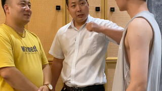 The lobby manager meets an old friend
