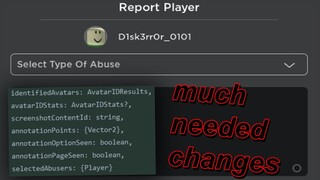 ROBLOX FINALLY UPDATED REPORTING...