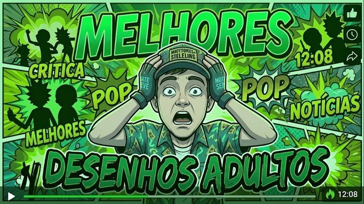 MELHORES DESENHOS ADULTOS