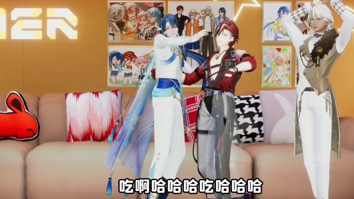 When Afaer puts on the suit of his teammates, how hot can he be~