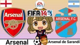 FIFA 14 | Arsenal VS Arsenal de Sarandí (Which one is the better Arsenal?)