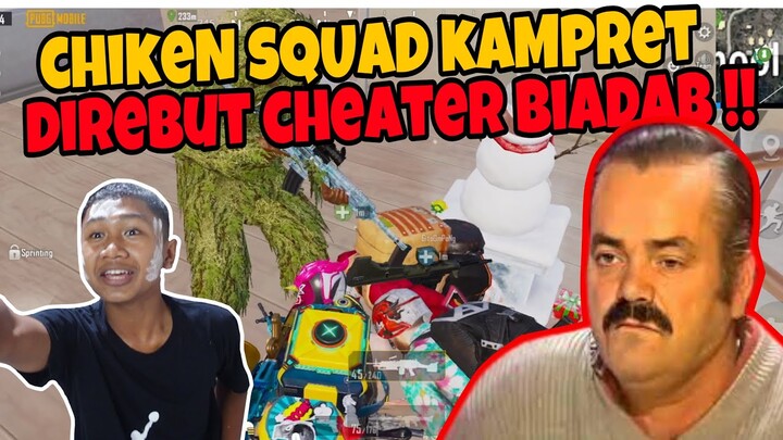 HANYA CHEATER YANG BISA KILL SQUAD KAMPRET-PUBG MOBILE