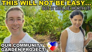 We have A LOT OF WORK to do! Our community project in the Philippines 🇵🇭 - Simple Living VLOG