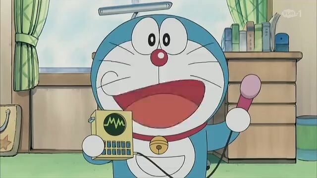 Doraemon - makan permen lalu jadi penyanyi