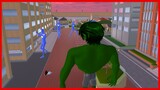 Hulk VS Blue Sheckers || SAKURA School Simulator