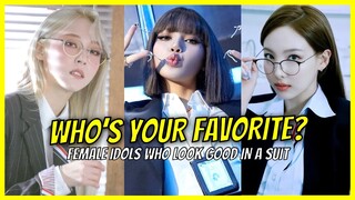 Here are 11 Female Kpop Idols Who Look Good and Attractive In A Suit