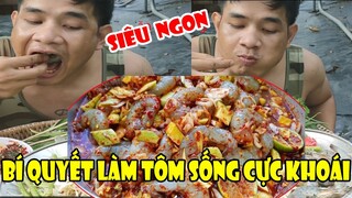 yum yum ăn tốm sống của thái lan