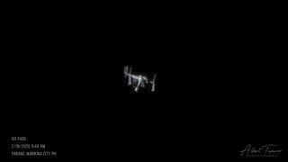 ISS Pass, Feb. 18, 2020, Marikina City, Philippines