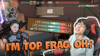Kajima Top Frag Gánh Team Còng Lưng
