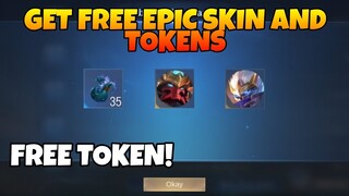 HOW TO GET 35 FREE TOKEN IN ANDREAS SECRET SURPRICE EVENT + FREE SKIN | MOBILE LEGEND
