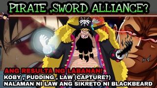 One piece 1065: (Prediction) Nakita ni Law ang loob ng katawan ni Blackbeard? Law vs Blackbeard