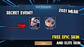 NEW! FREE EPIC SKIN AND ELITE! (CLAIM NOW) 2021 NEW EVENT | MOBILE LEGENDS 2021