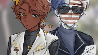 【countryhumans/三句话让世界第一惦记三年】随便放了个封面。。。