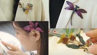 Làm trang sức cổ trang Trung Quốc | Making Chinese ancient jewelry- Nhã Di Các