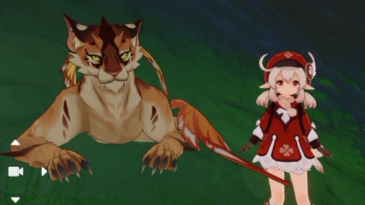 The goofy little Sumeru tiger that doesn’t attack when you get close