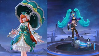 KAGURA AND LAYLA SKIN REVAMPED ( flower season and green flash )