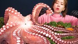 [Mukbang ASMR] 레전드! 16KG 역대급 초대왕 문어 먹방 16KG Biggest Octopus Eatingshow realsound