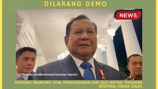 Respon Prabowo Soal Pengunduran Diri Gus Miftah