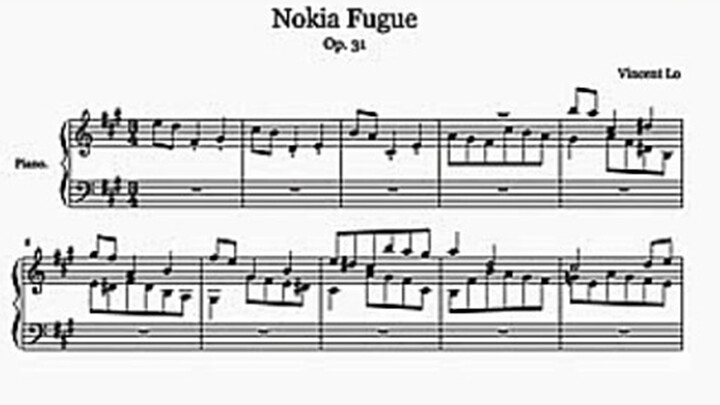 เพลง Nokia fugue ริงโทนโนเกีย โหดเกินไปแล้ว