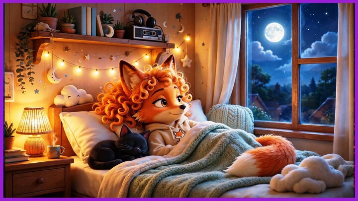 💤 Peaceful Night Lofi 🌙 Soft Beats to Clear Your Mind