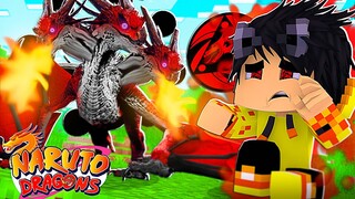 Minecraft : Naruto Dragons - O DRAGÃO SUPREMO OTSUTSUKI CHEGOU NO MUNDO SHINOBI! Ep. 7