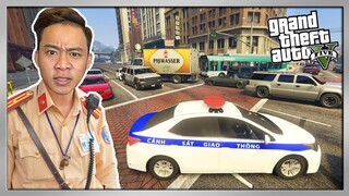 GTA 5 - CSGT Xử Lí Xe Buýt Náo Loạn Đường Phố | CSVN #4