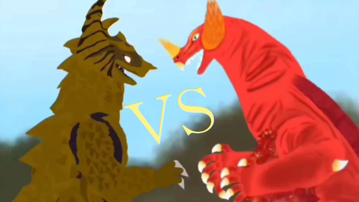 [Dc2/Pertarungan Monster Besar] Gomora + King Red VS Silbagon (naga perak) + Goldras (naga emas) bab