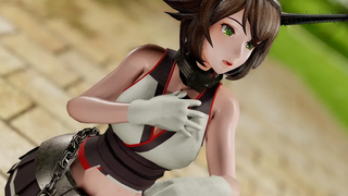 MMD KanColle Chashu-shiki Rikuoku กำมะหยี่สีแดง / รสแดง Ray-MMD / 4K 60fps