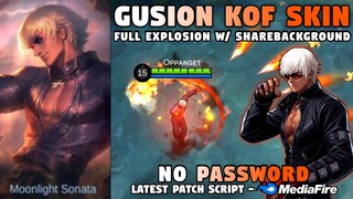 Gusion KOF Skin Script No Password | Gusion K' Skin Script | Mobile Legends