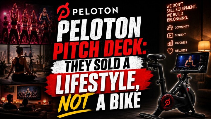 Peloton Pitch Deck: They Sold a Lifestyle, Not a Bike