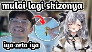 Bang al mulai skizo lagi, kalung huruf Z, Z nya zeta
