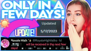 THIS UPDATE IS COMING IN A FEW DAYS AND THIS IS WHY! ROBLOX Royale High Summer Update Tea