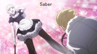 [AMV]Gilgamesh is attracted by maid-like Saber|<Carnival Phantasm>