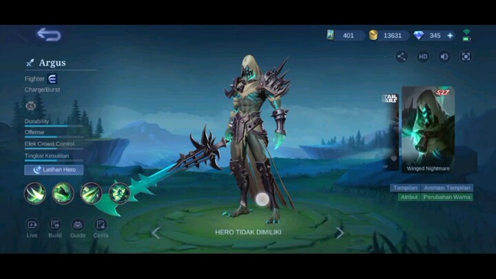 skin Argus, season 27