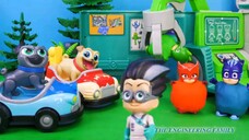Puppy Dog Pals Rescue PJ Masks from Romeos  Playdoh Traps