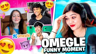 Big youtubers Omegle funny moments Reaction #part7