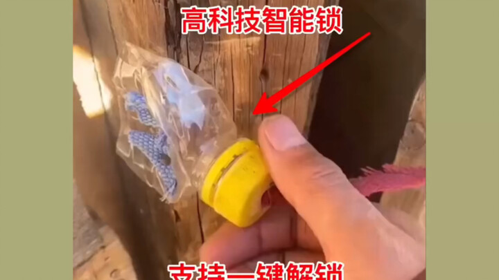 High-tech smart lock, ordinary people can't open it