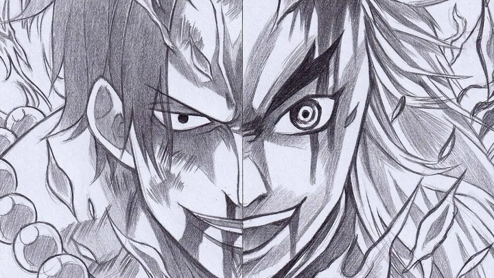 ร่างอะนิเมะ วิธีการวาด Ace vs Rengoku เป็นขั้นเป็นตอน