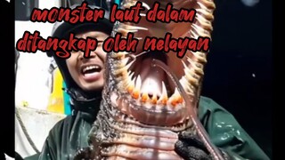 monster laut dalam di tangkap oleh nelayan,tanda tanda apakah ini☹️☹️😬🤔