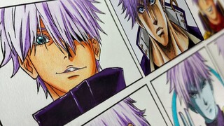 What kind of Gojo Satoru can you draw using 9 anime styles?