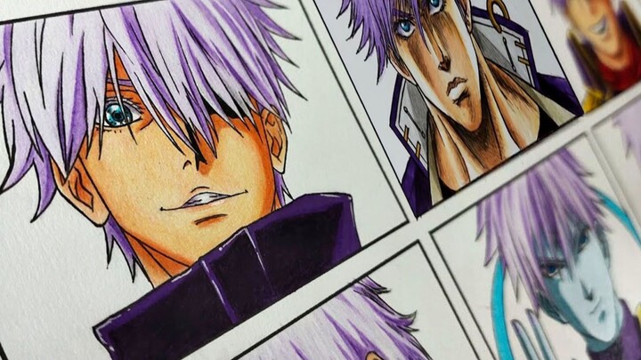 Bạn có thể vẽ loại Gojo Satoru nào bằng 9 phong cách anime?