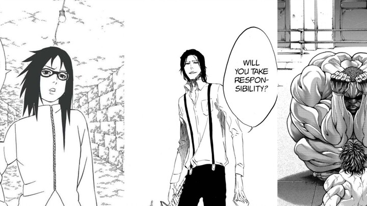 Characters from different comics, but the proportions are getting more and more scary